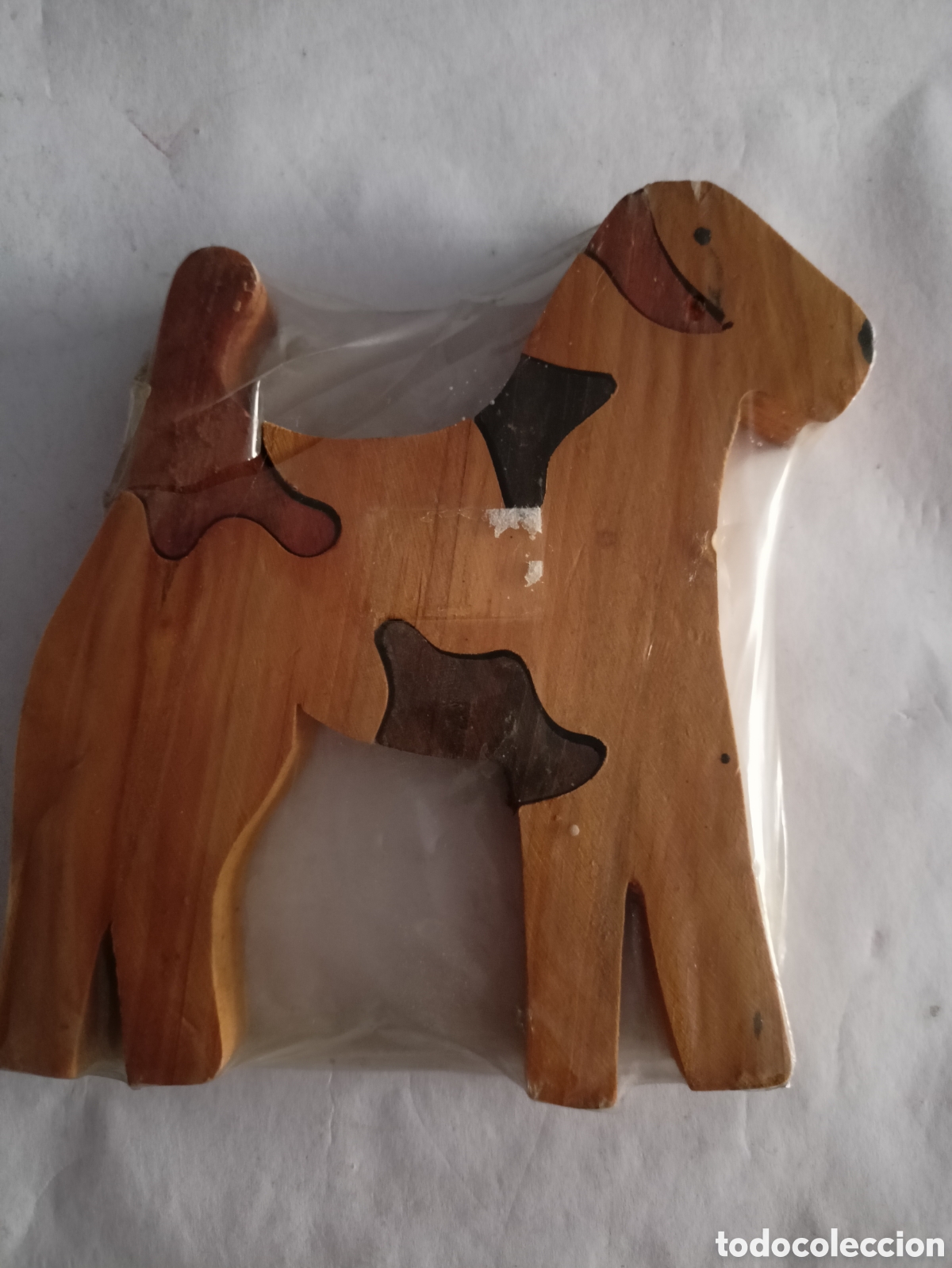 Puzzles: Puzzle perro madera. Nuevo - Foto 1