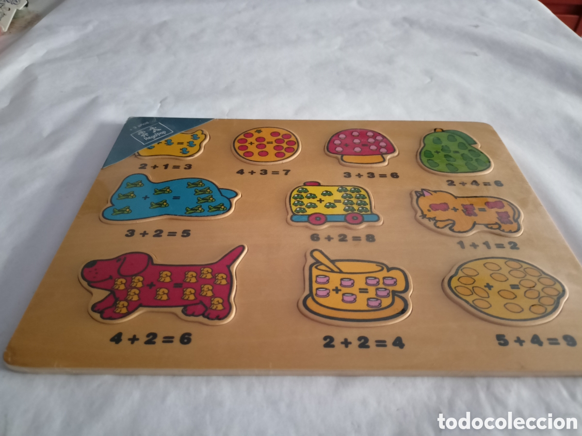 Puzzles: Puzzle madera aprendre a sumar. Nuevo - Foto 2