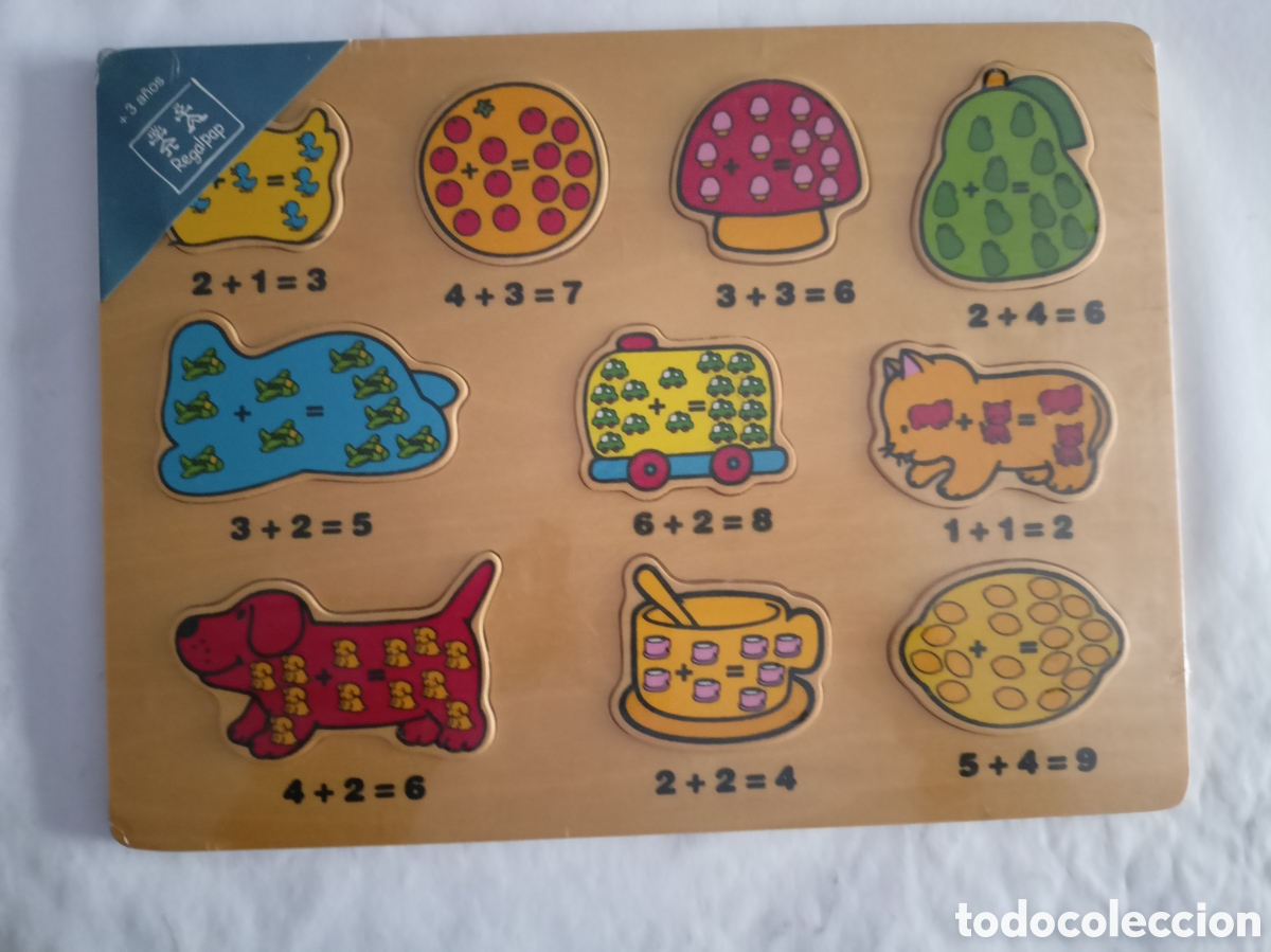 Puzzles: Puzzle madera aprendre a sumar. Nuevo - Foto 1