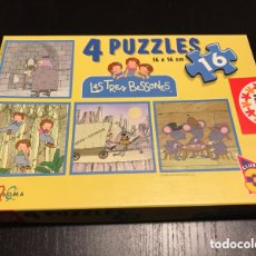 Puzzles: 4 PUZZLES LES TRES BESSONES EDUCA 16CMX16CM
