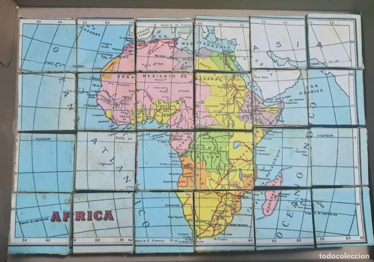 Puzzles: Puzzle de cubos 6 mapas. Antiguo - Foto 5