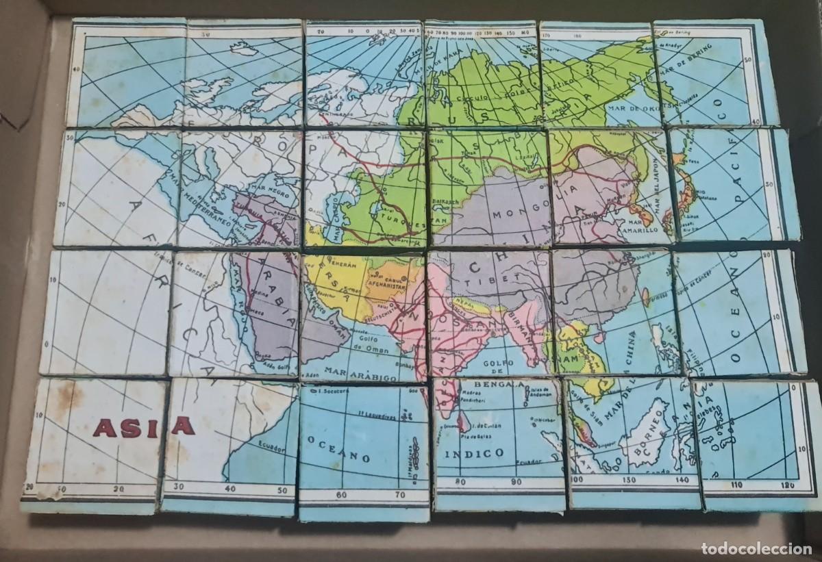 Puzzles: Puzzle de cubos 6 mapas. Antiguo - Foto 6