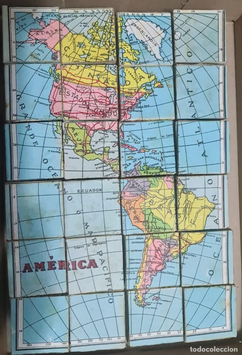 Puzzles: Puzzle de cubos 6 mapas. Antiguo - Foto 8
