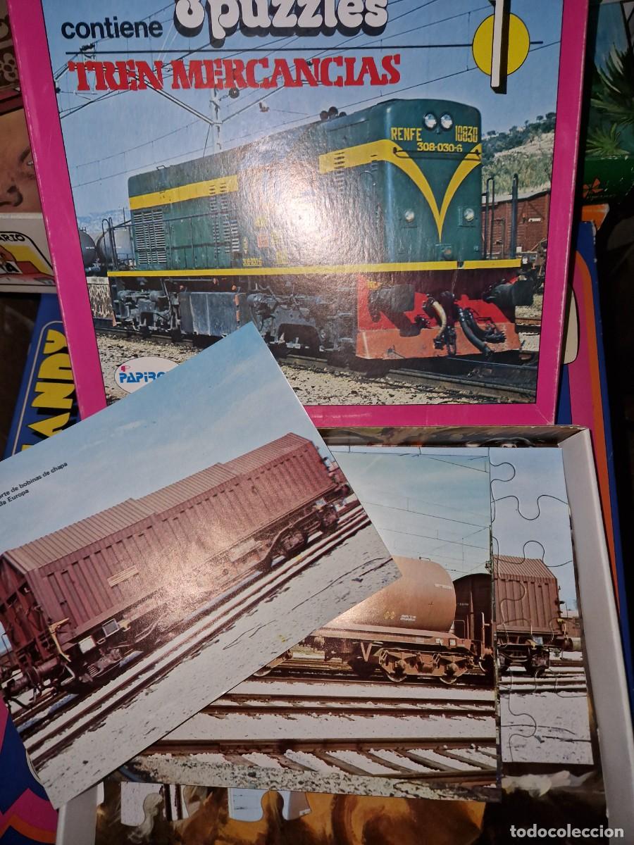 Puzzles: PUZZLE TREN MERCANCIAS - 3 PUZZLES - Foto 1