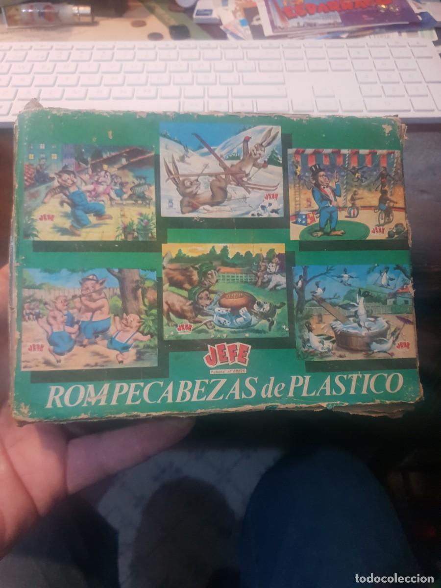Puzzles: Rompecabezas de plastico jefe a&ntilde;os 60 - Foto 1