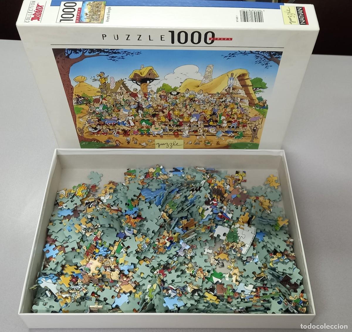 Puzzles: Puzzle aldea Asterix 1000 piezas marca Nathan - Foto 1