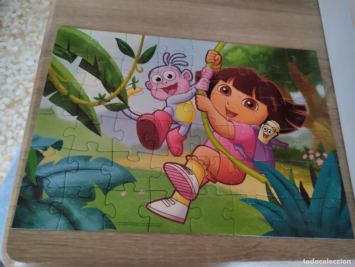 Puzzles: dos puzzles de dora la exploradora de 48 piezas 20x28cm de eduka - Foto 2