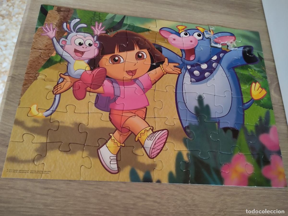 Puzzles: dos puzzles de dora la exploradora de 48 piezas 20x28cm de eduka - Foto 4