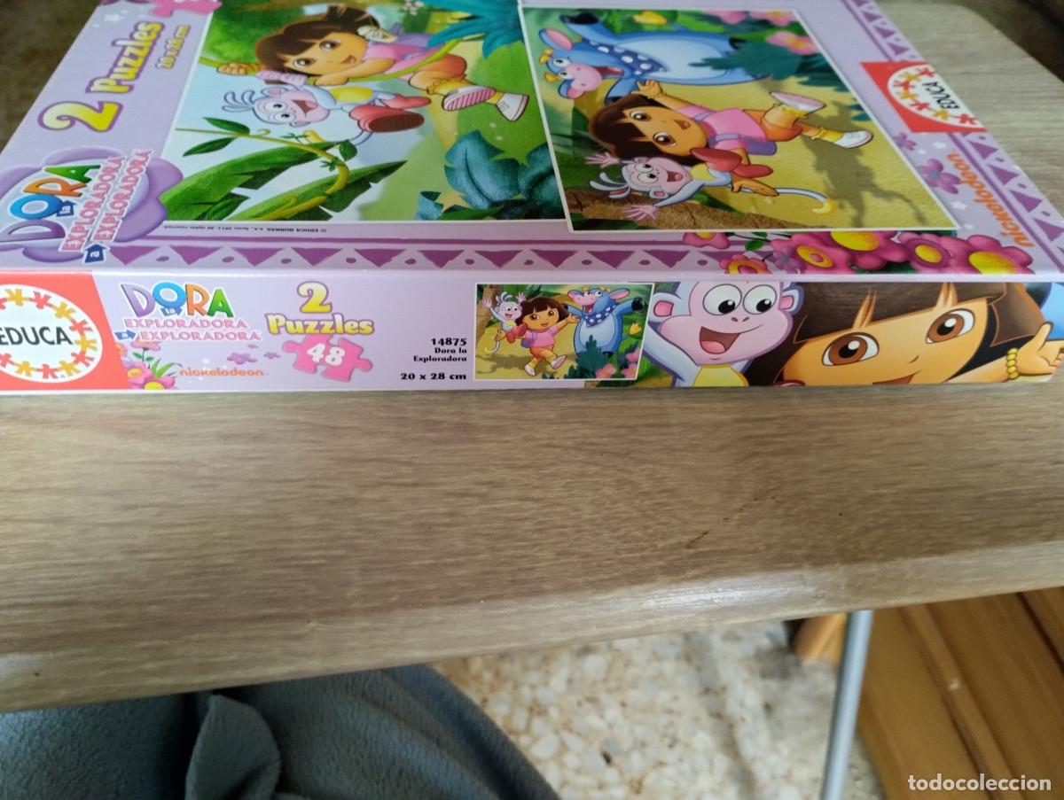 Puzzles: dos puzzles de dora la exploradora de 48 piezas 20x28cm de eduka - Foto 10