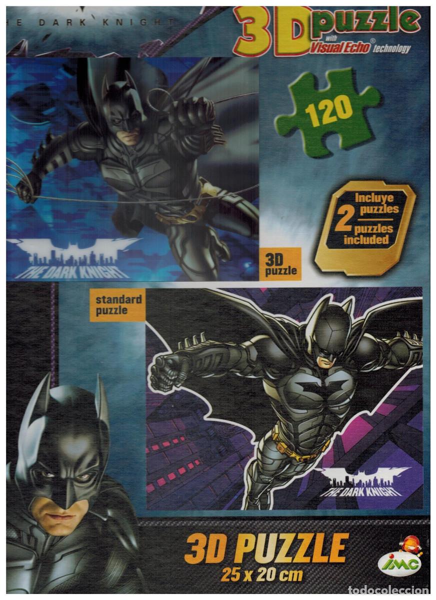 Puzzles: CAJA CON 2 PUZLES BATMAN (1 en 3D) - Foto 1