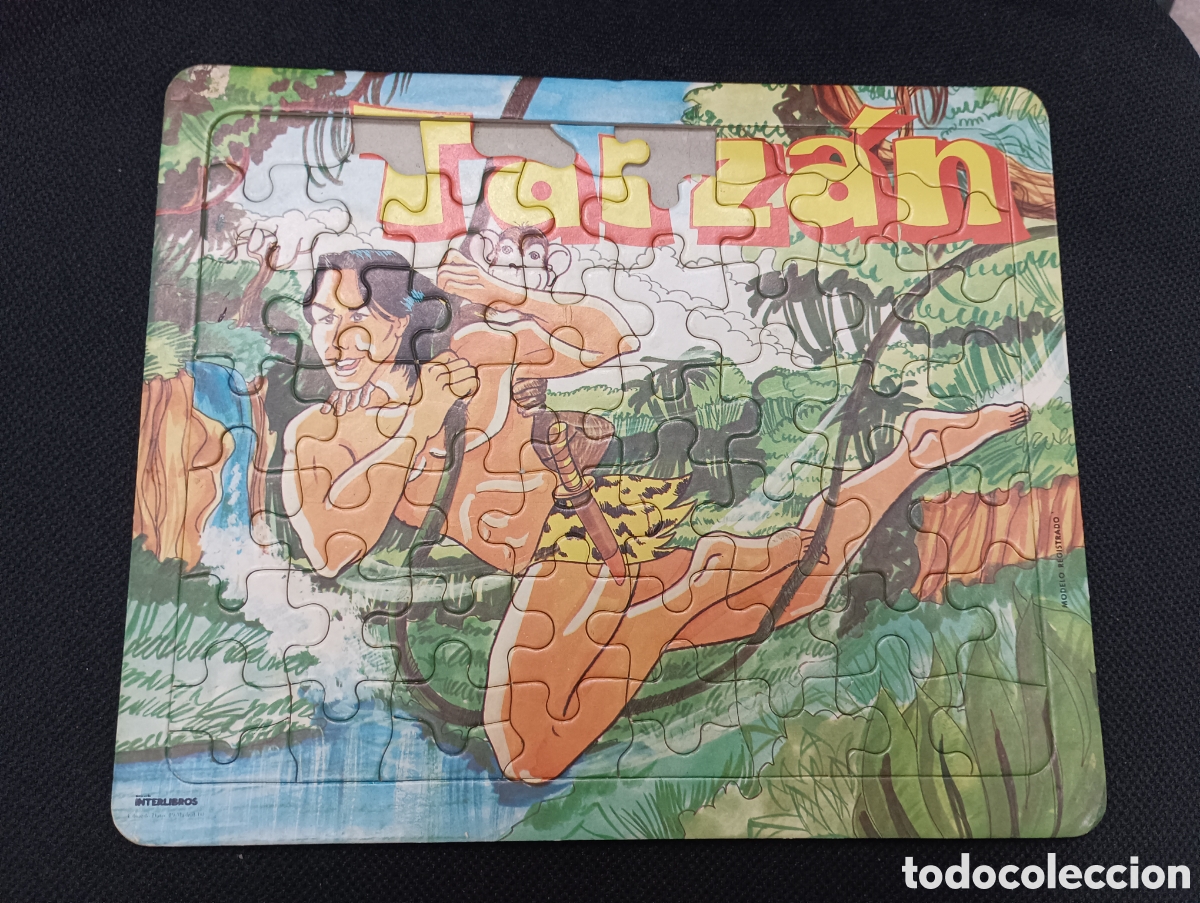 Puzzles: 2 puzles incompletos. Tarzan y Bambi - Foto 1