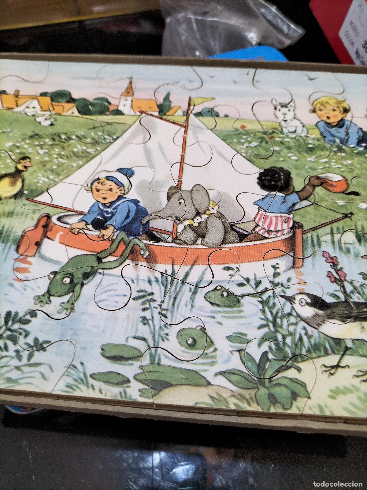 Puzzles: 4 puzzles en caja juguetes - Foto 2