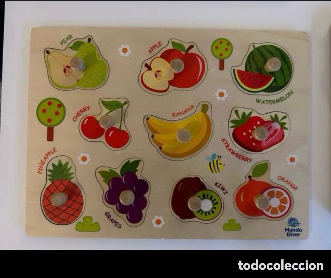 Puzzles: 7 puzles de madera. De 1-3 a&ntilde;os - Foto 3