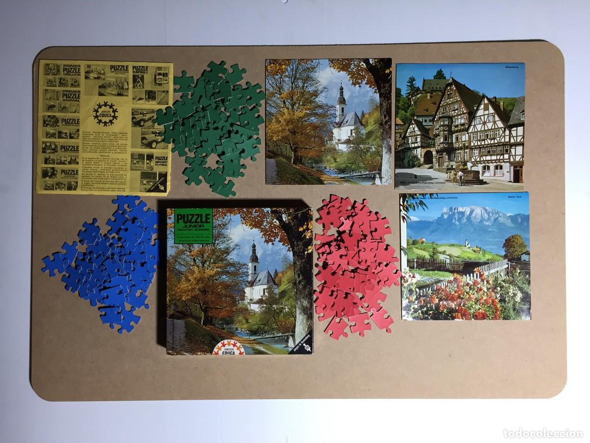 Puzzles: EDUCA PUZZLE JUNIOR CENTRO EUROPA 1969 - Foto 2