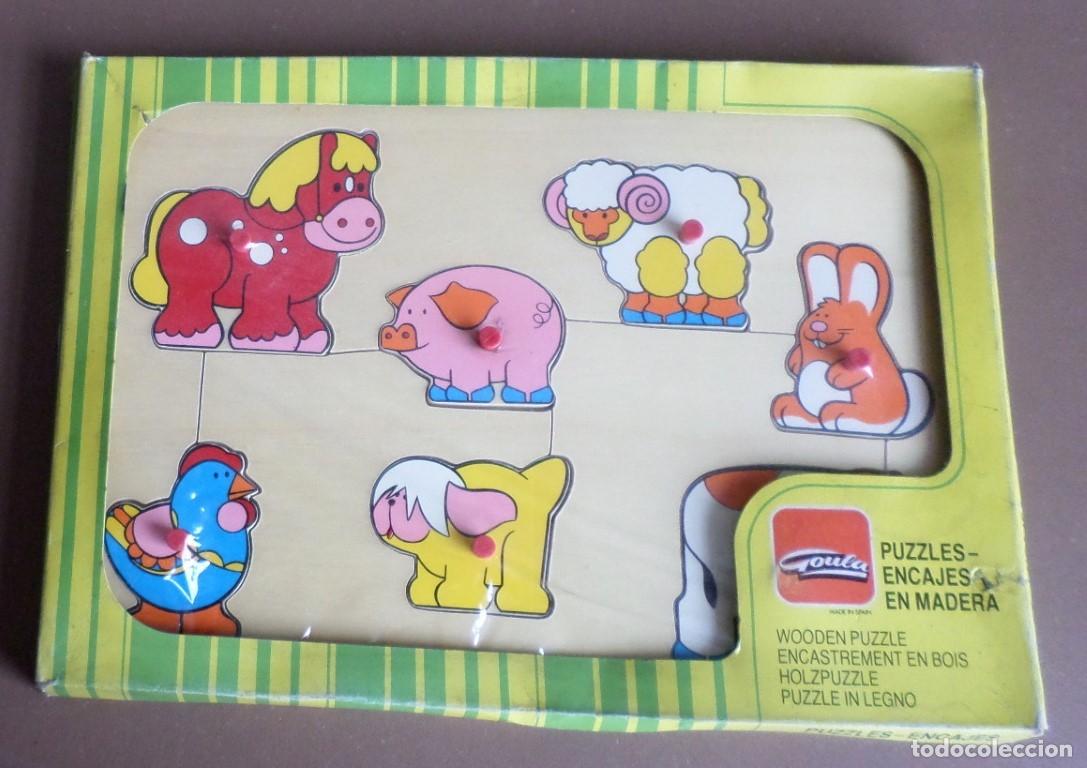 Puzzles: puzzles encajes en madera GOULA - Made in Spain - Foto 2
