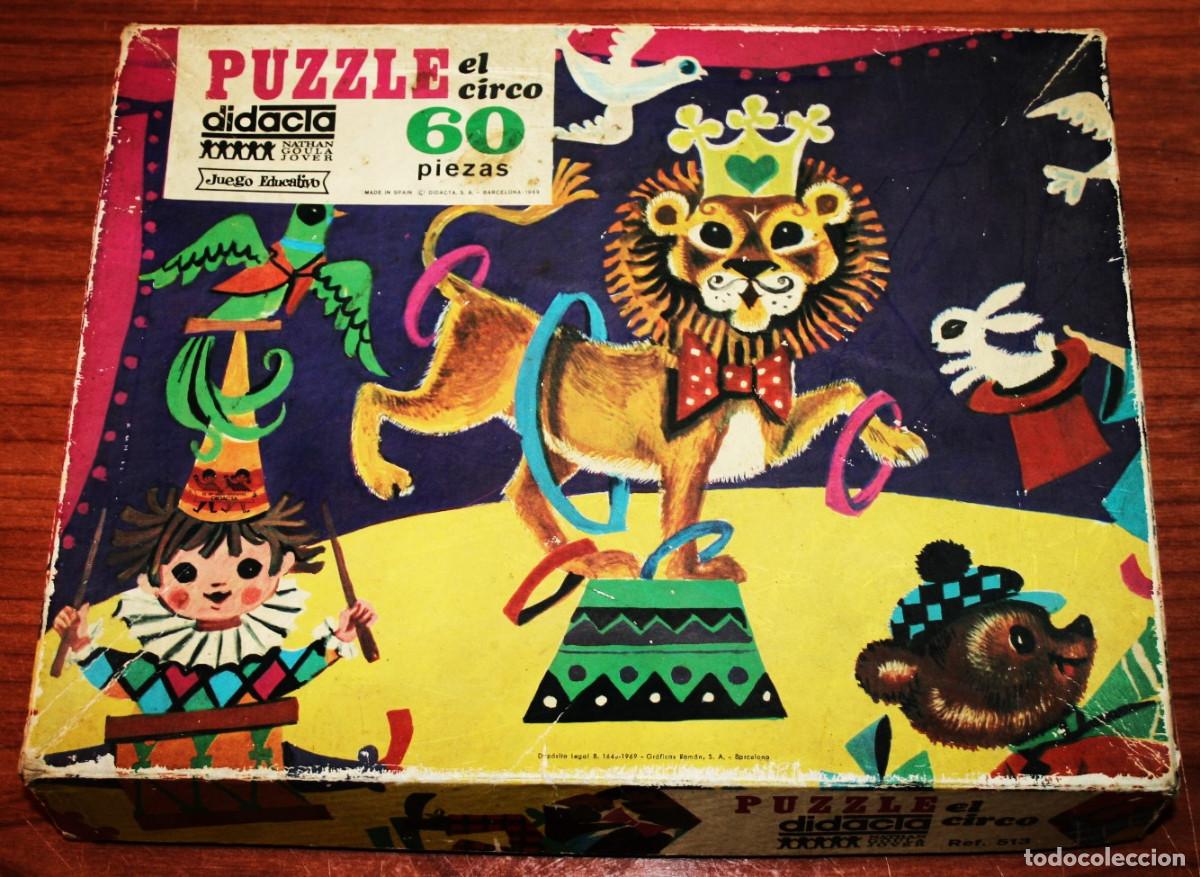 Puzzles: PUZZLE DIDACTA - EL CIRCO 60 PIEZAS, COMPLETO - 1969 - Foto 1