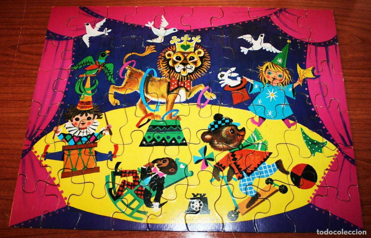 Puzzles: PUZZLE DIDACTA - EL CIRCO 60 PIEZAS, COMPLETO - 1969 - Foto 2