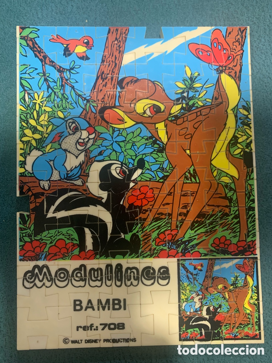 Puzzles: Puzzle modulines bambi ref. 708 a&ntilde;os 70-80 - Foto 1