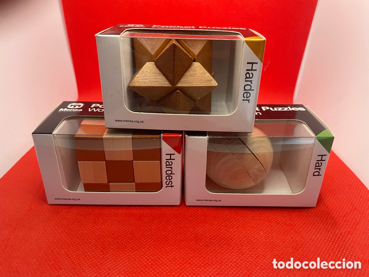 Puzzles: Set Rompecabezas Bolsillo Madera Mensa - Foto 2