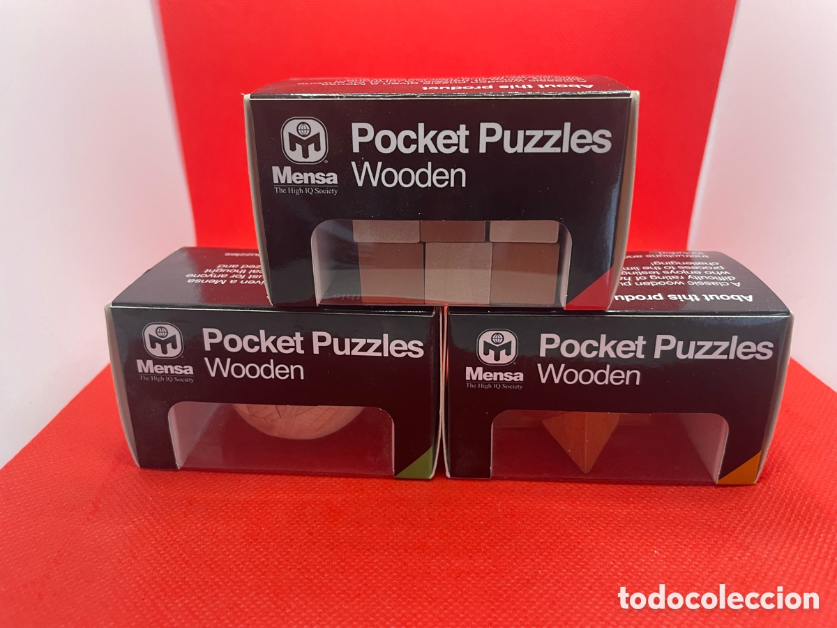 Puzzles: Set Rompecabezas Bolsillo Madera Mensa - Foto 1