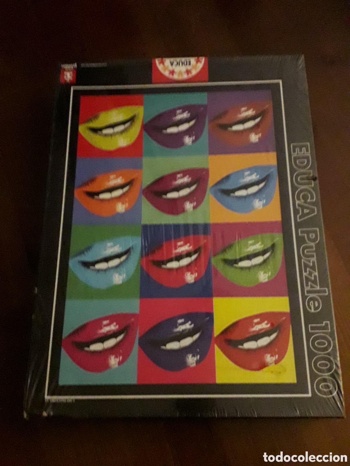 Puzzles: PUZZLE EDUCA LIPS POP ART 1000 PIEZAS LABIOS - Foto 1