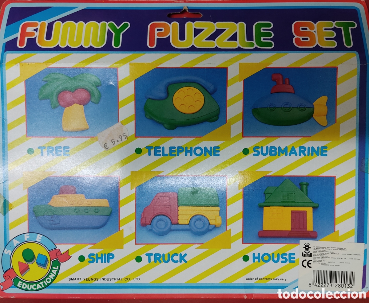 Puzzles: Funny puzzle set, piezas 3D a partir de 3 a&ntilde;os - Foto 2