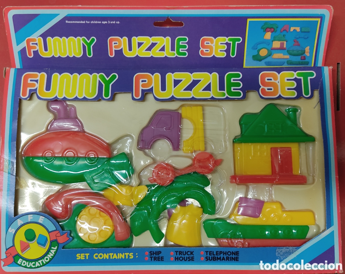 Puzzles: Funny puzzle set, piezas 3D a partir de 3 a&ntilde;os - Foto 1