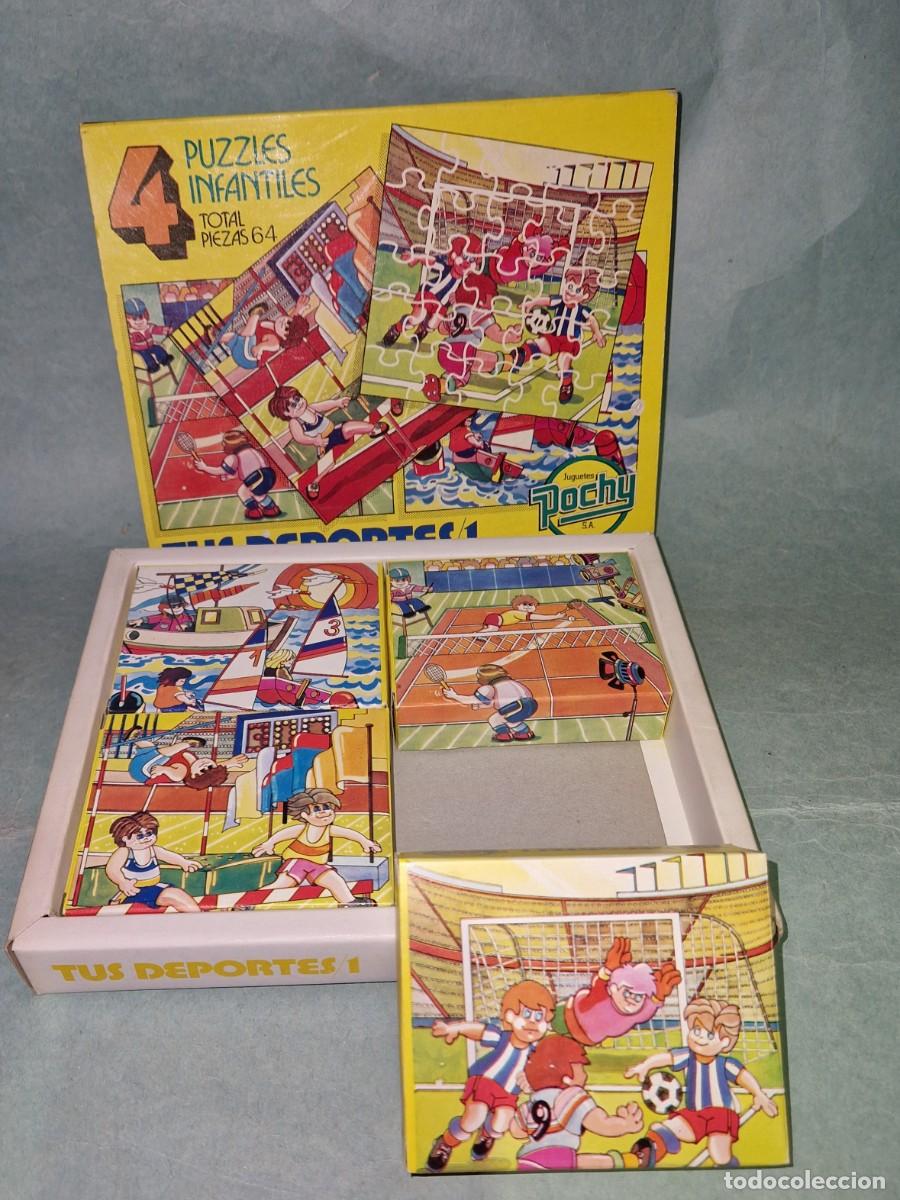 Puzzles: 4 PUZZLES INFANTILES DE POCH - Foto 1