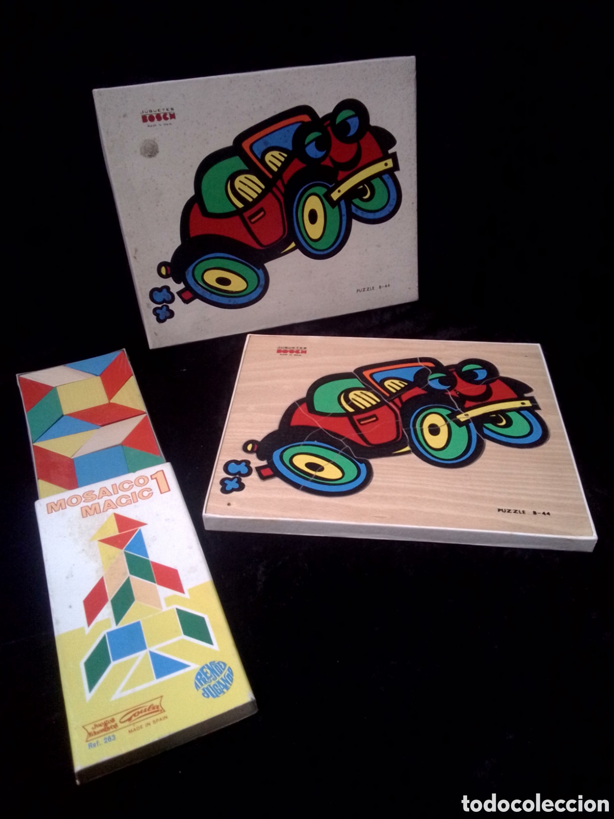 Puzzles: Par de puzles de madera antiguos. - Foto 1