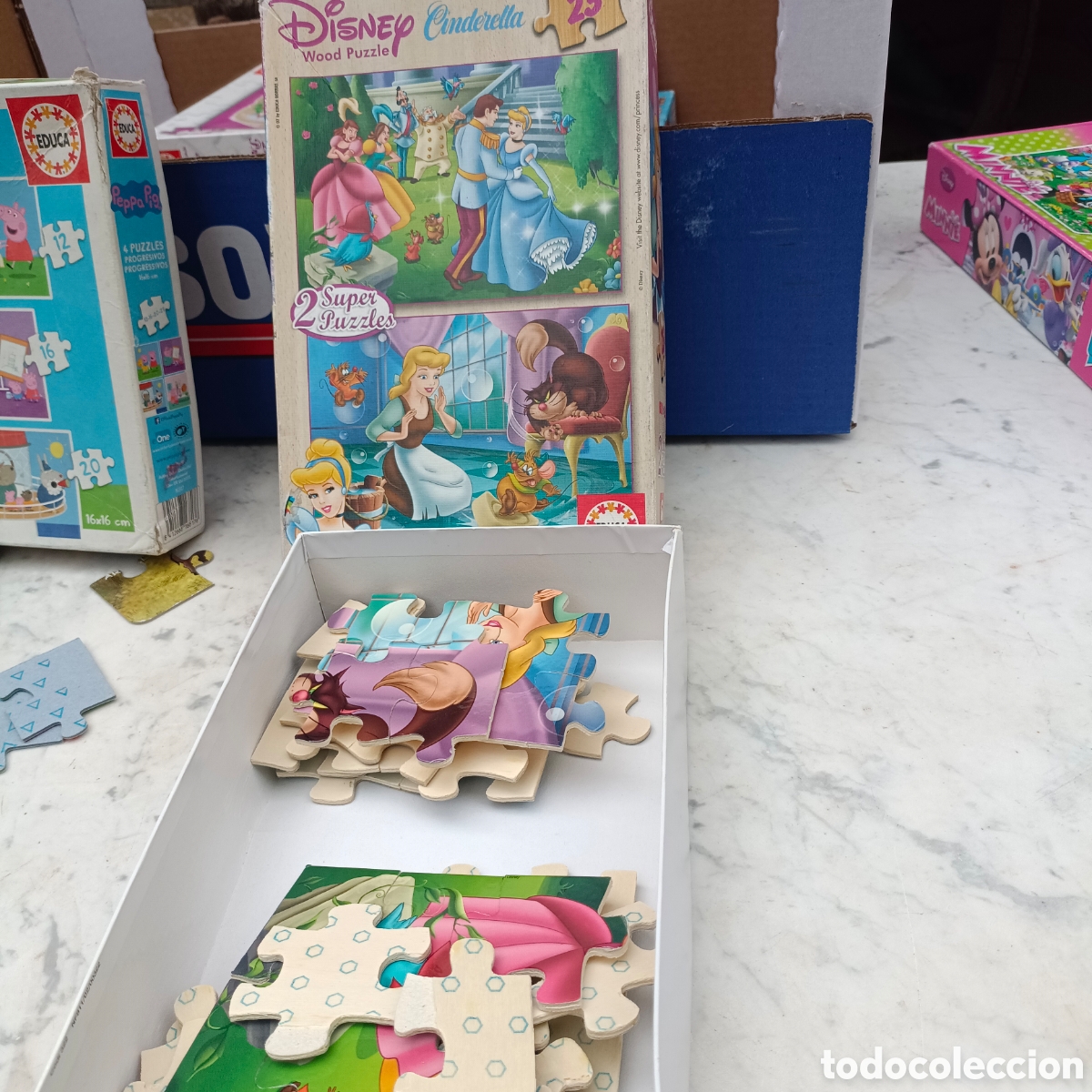 Puzzles: Disney wood puzzle de Madera cenicienta - Foto 1