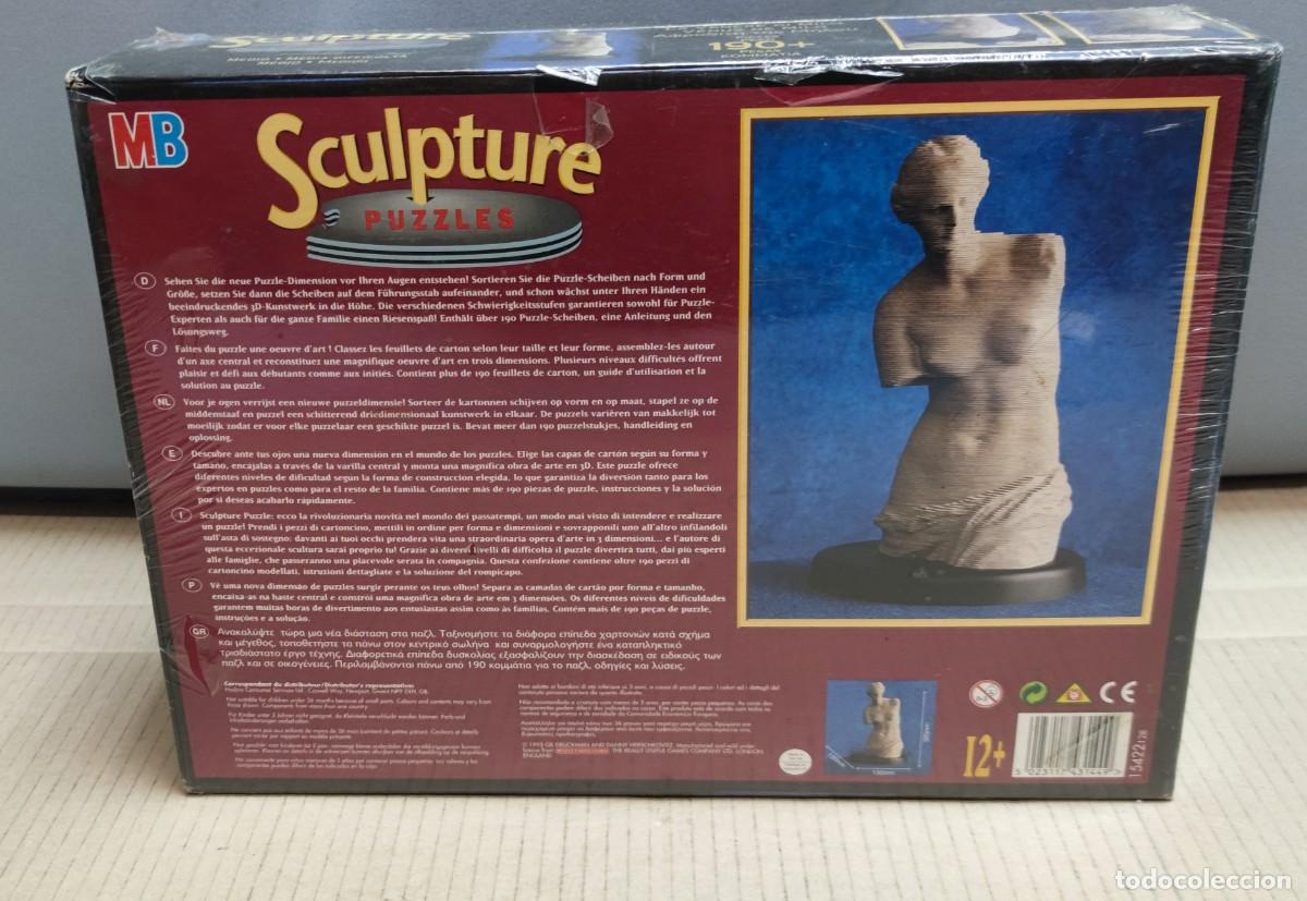 Puzzles: Puzzle 3d Sculture La Venus de Milo de Hasbro 1995 - Foto 3