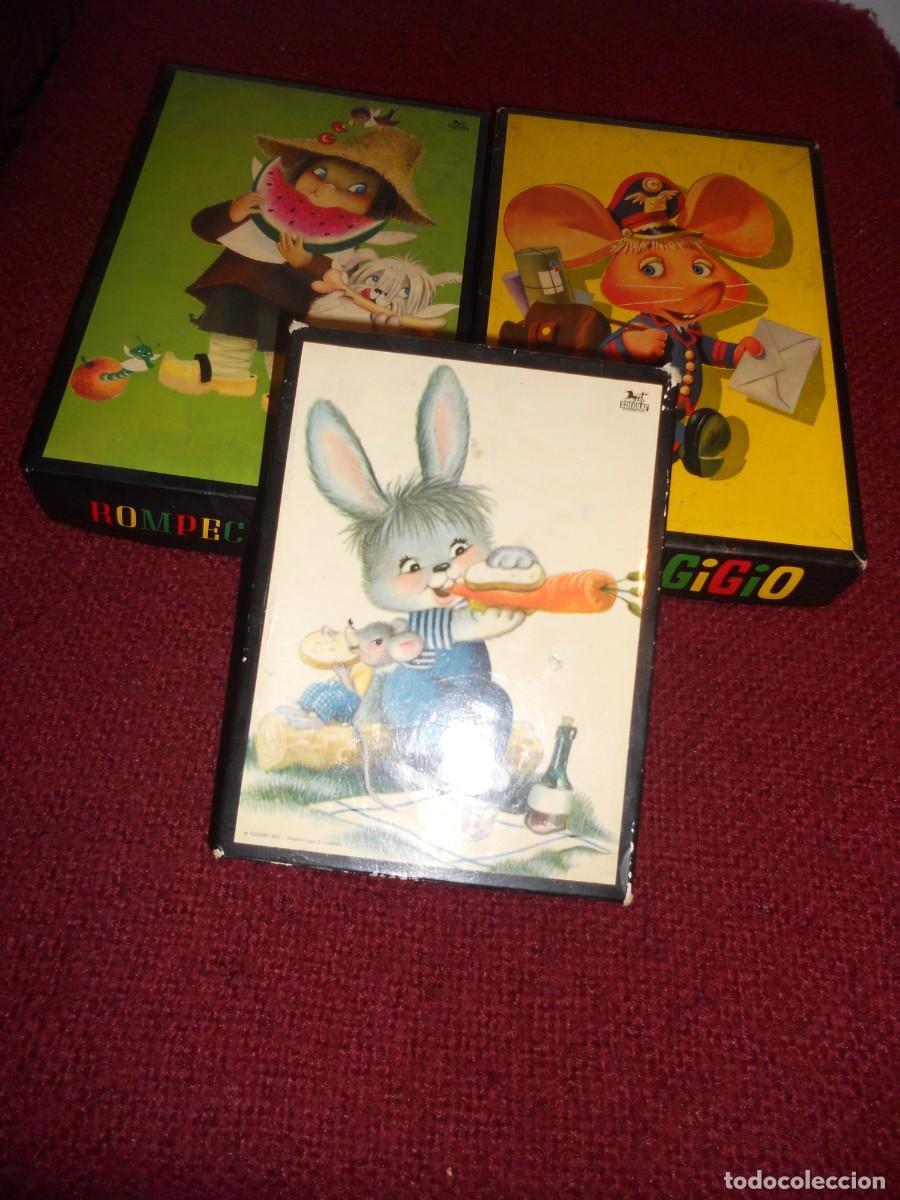 Puzzles: ANTIGUOS JUEGOS DE 3 PUZZLES - Foto 5