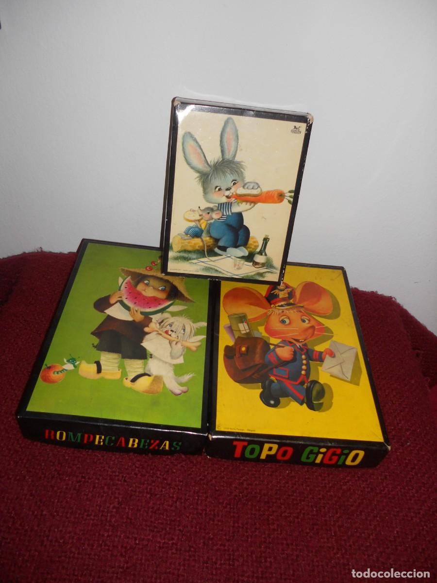 Puzzles: ANTIGUOS JUEGOS DE 3 PUZZLES - Foto 12