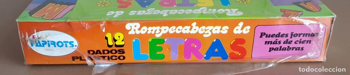 Puzzles: Rompecabezas de letras 12 dados pl&aacute;sticos - Papirotas - Foto 4