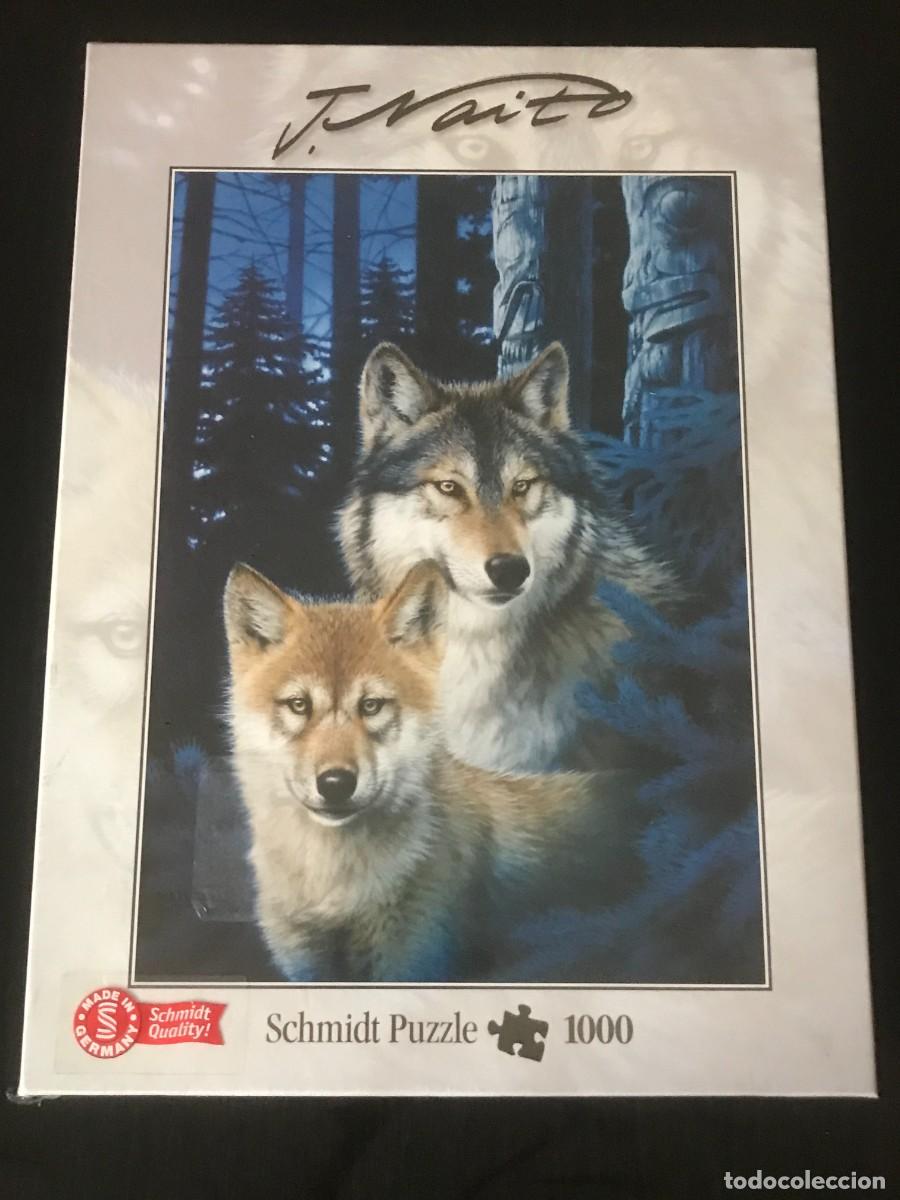 Puzzles: PUZZLE 1000 PIEZAS - J. NAITO - LOBOS - SCHMIDT - PRECINTADO - Foto 1