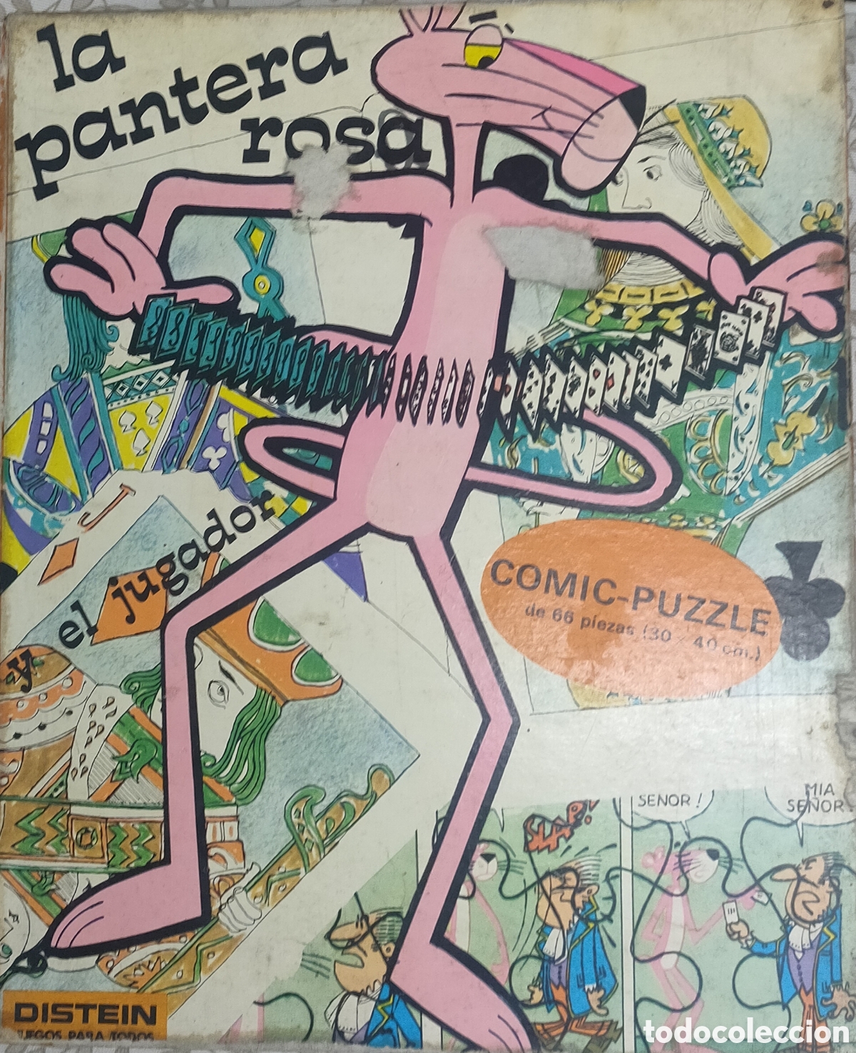 Puzzles: 2 estra&ntilde;os puzzles de la pantera rosa marca Distein - Foto 4