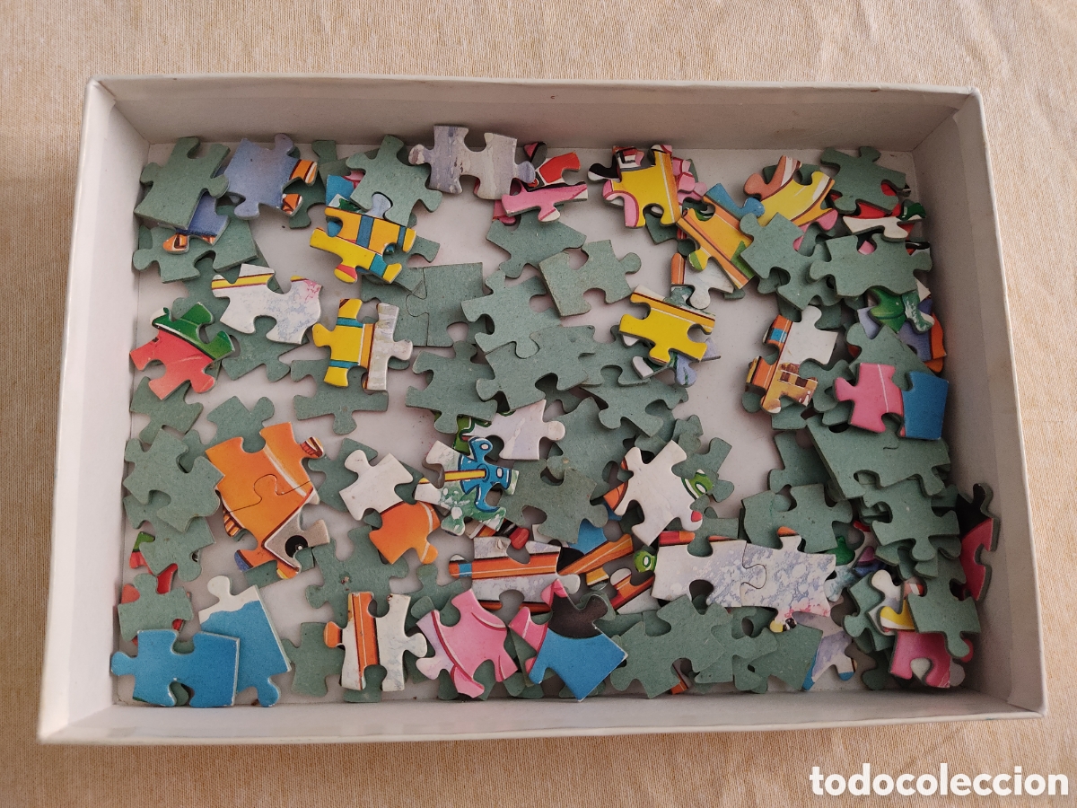 Puzzles: LOTE DE PUZZLES, DOMINO DE ANIMALES Y JUEGO - Foto 2