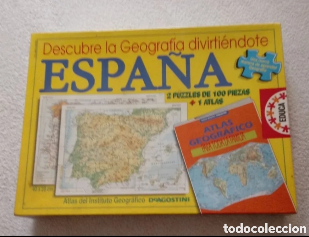 Puzzles: puzzle educa descubre la geograf&iacute;a nuevo - Foto 1