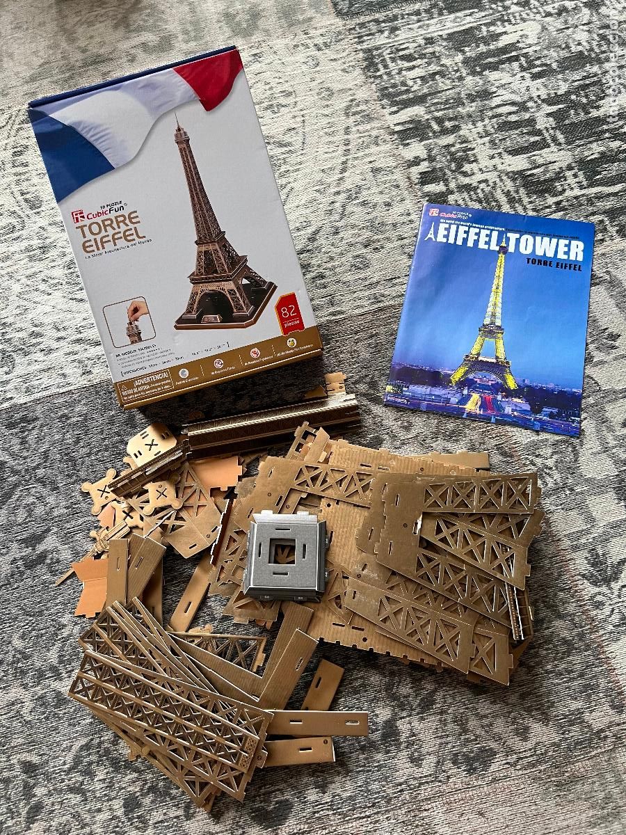 Puzzles: CubicFun Torre Eiffel 3D PUZZLE - Foto 2