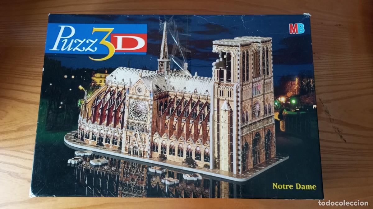 Puzzles: Puzzle 3D Notre Dame MB 952 piezas - Foto 1