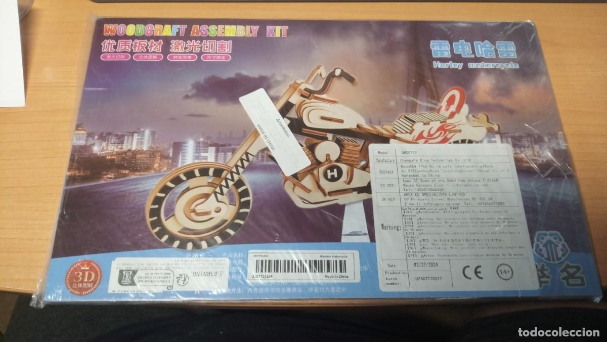 Puzzles: Rompecabezas De Moto en Madera En 3D - Foto 2