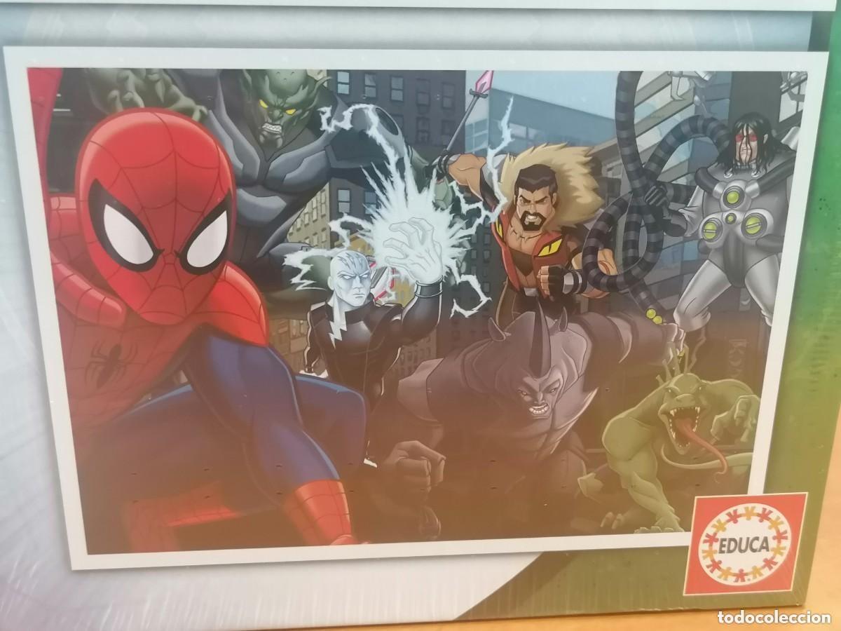 Puzzles: PUZZLE DE EDUCA * ULTIMATE SPIDERMAN VS SINIESTER 6 * 2 LAMINAS 48 PIEZAS * NUEVO Y PRECINTADO - Foto 2