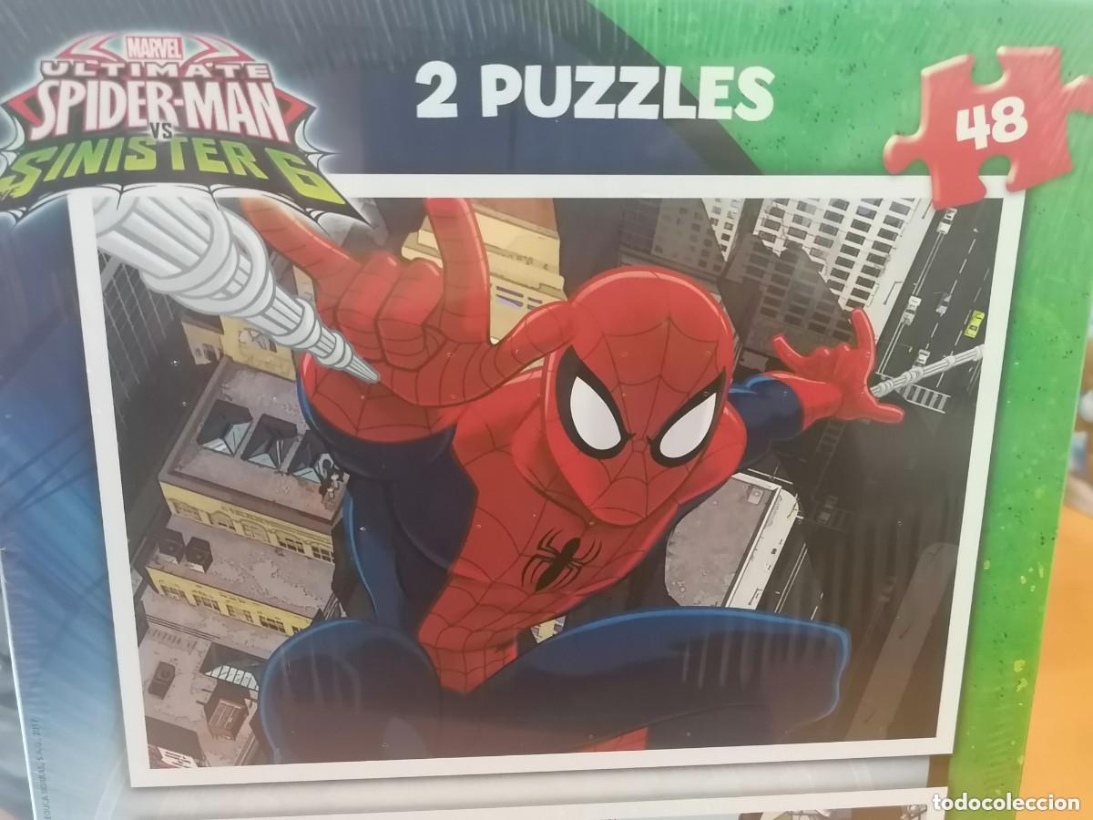 Puzzles: PUZZLE DE EDUCA * ULTIMATE SPIDERMAN VS SINIESTER 6 * 2 LAMINAS 48 PIEZAS * NUEVO Y PRECINTADO - Foto 3