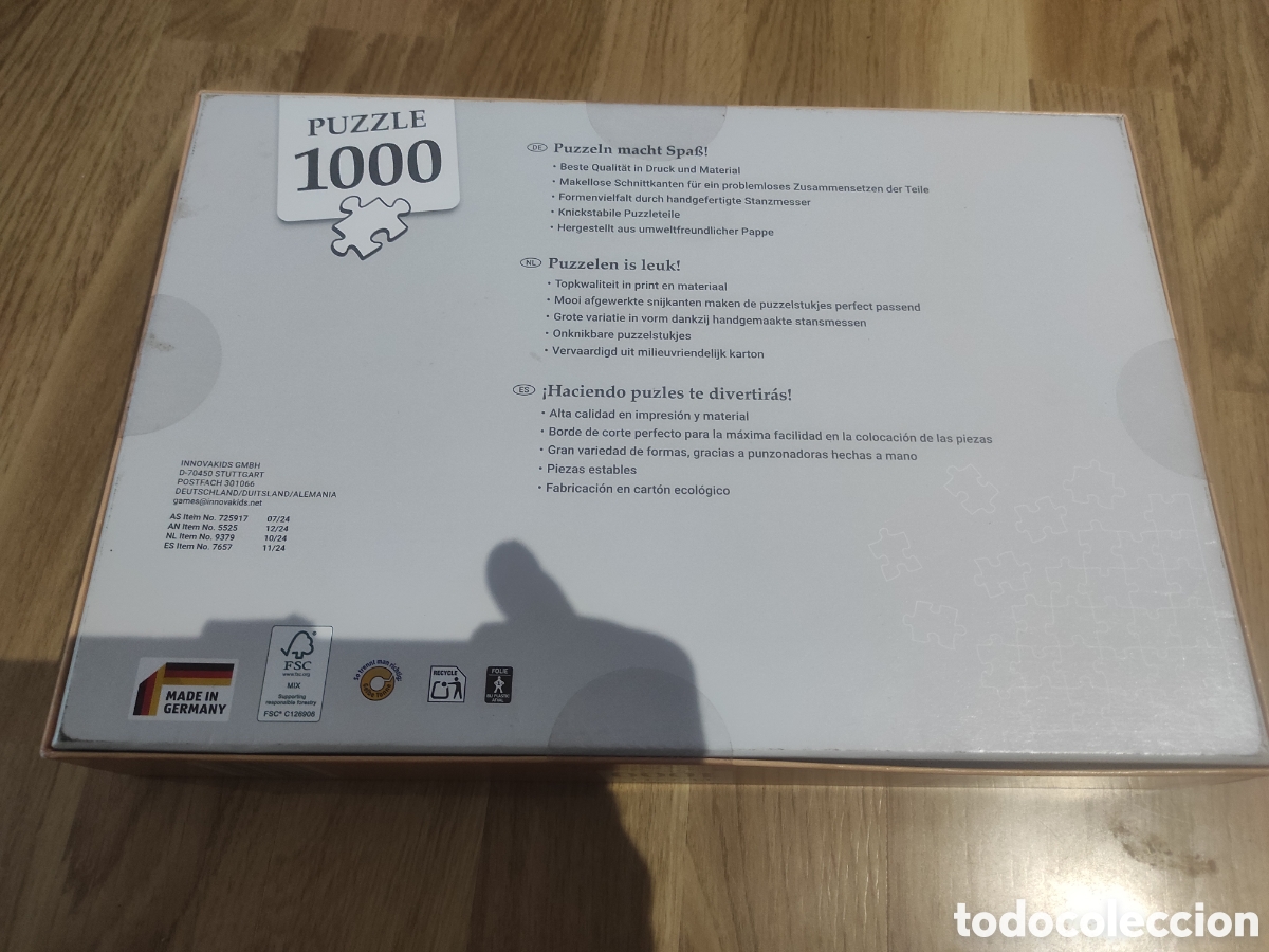 Puzzles: Puzzle 1000 piezas Amsterdam sin abrir - Foto 2