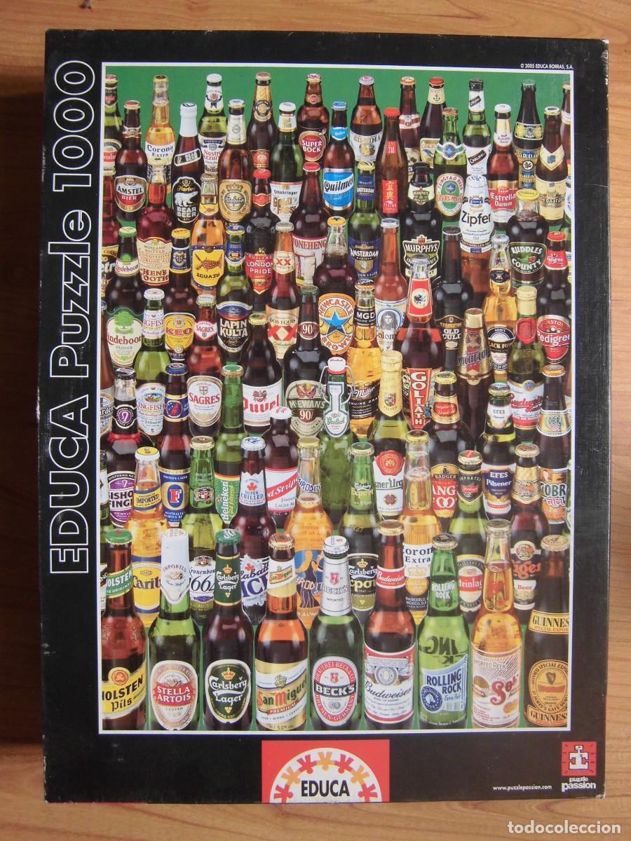 Puzzles: PUZZLE EDUCA 1000 PIEZAS CERVEZAS COMPLETO - Foto 1