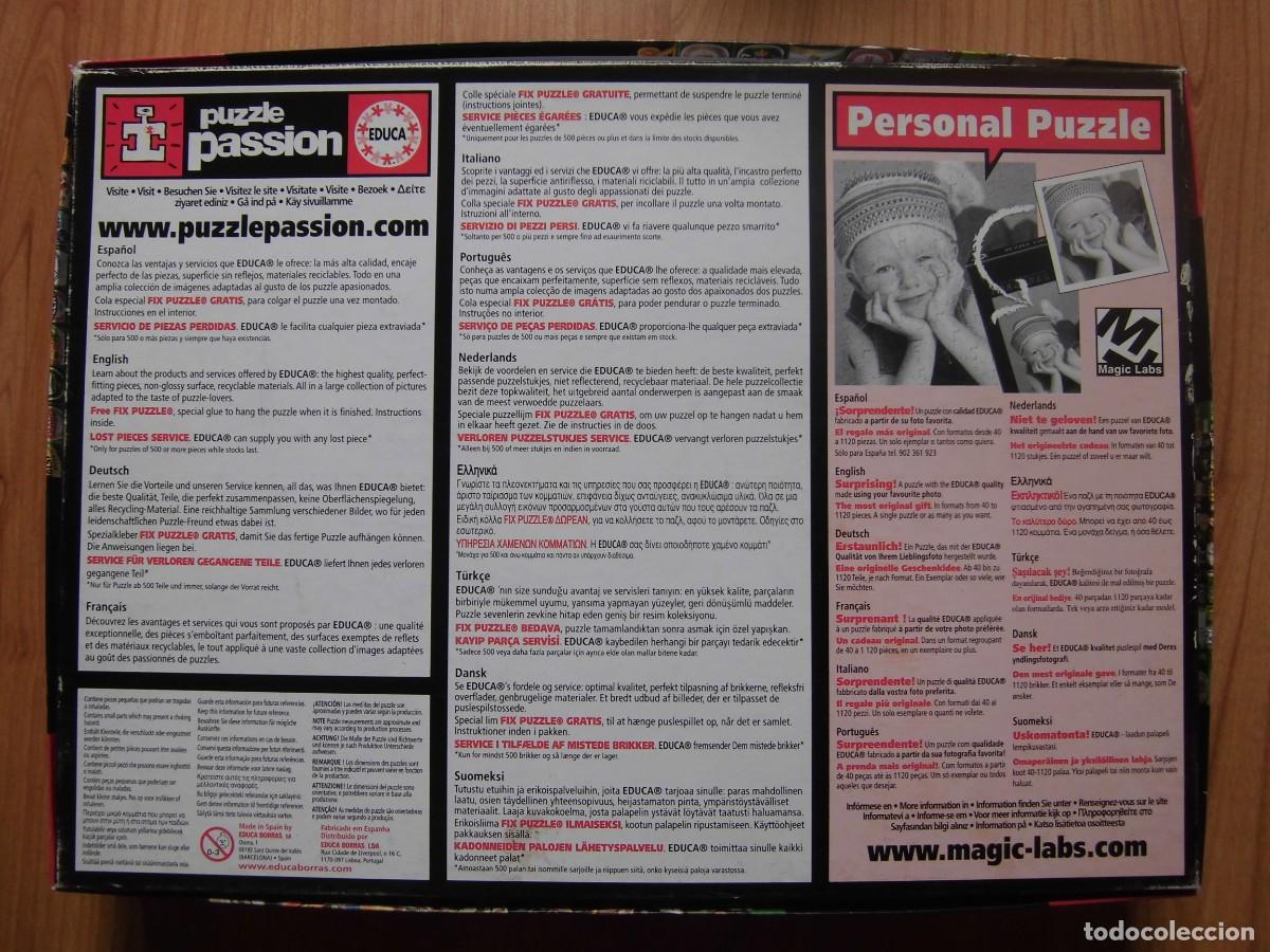 Puzzles: PUZZLE EDUCA 1000 PIEZAS CERVEZAS COMPLETO - Foto 2