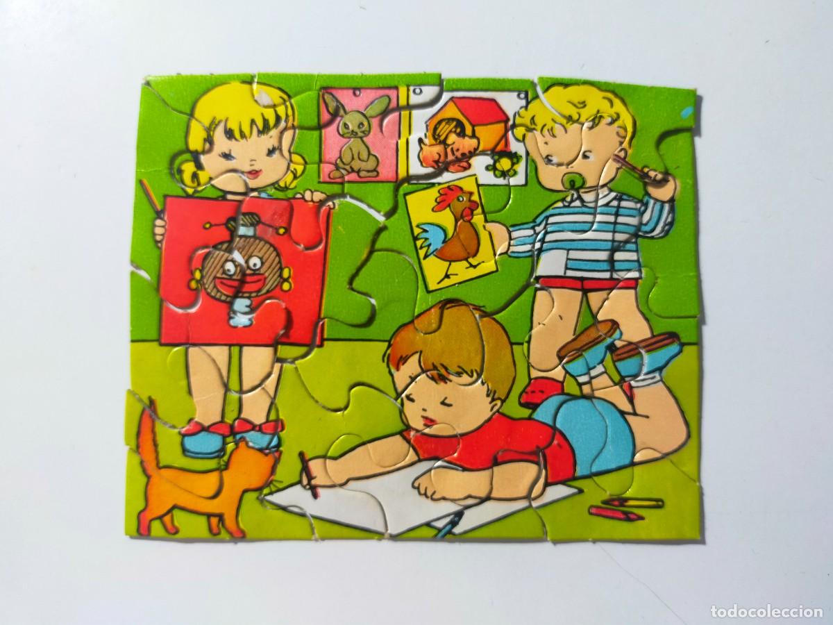 Puzzles: Conjunto de antiguos Mini Puzzles Infantiles - Puzzles completos. - Foto 5