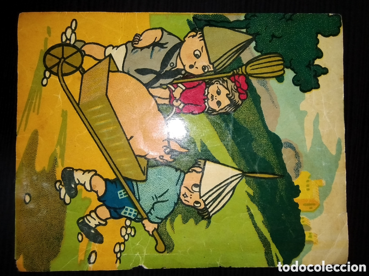 Puzzles: Antiguo puzzle de cart&oacute;n cubos - Foto 6