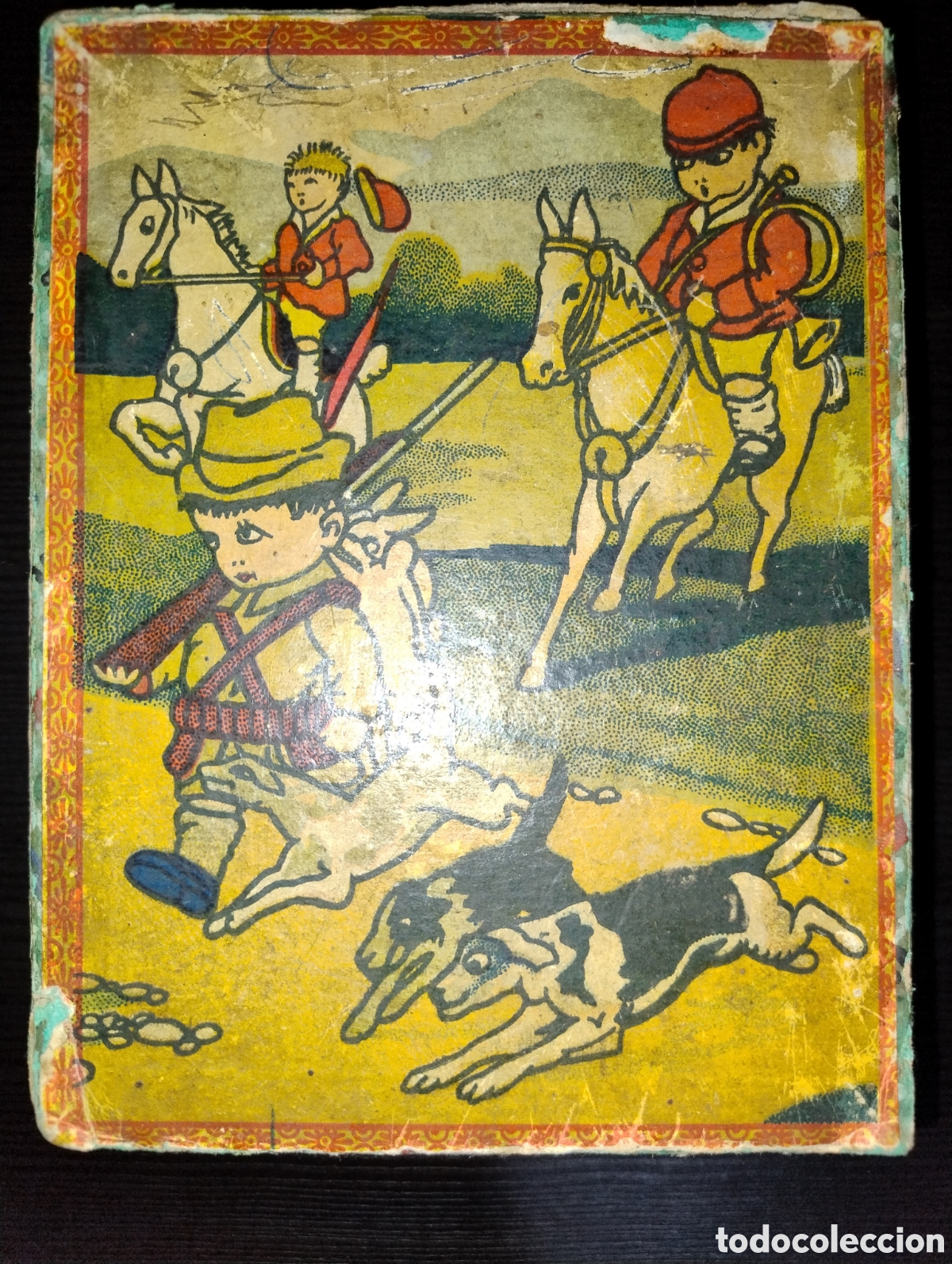 Puzzles: Antiguo puzzle de cart&oacute;n cubos - Foto 1