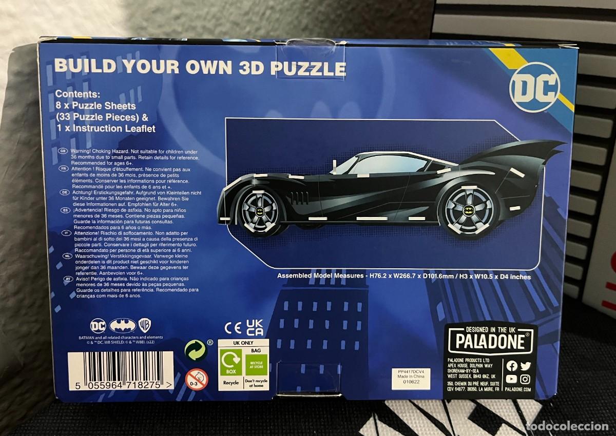 Puzzles: Build Your Own Batmobile DC Puzle 3D - Foto 2
